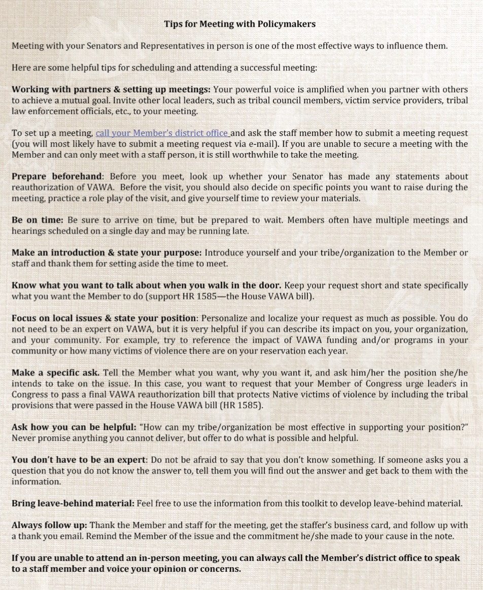 VAWA Toolkit | NIWRC